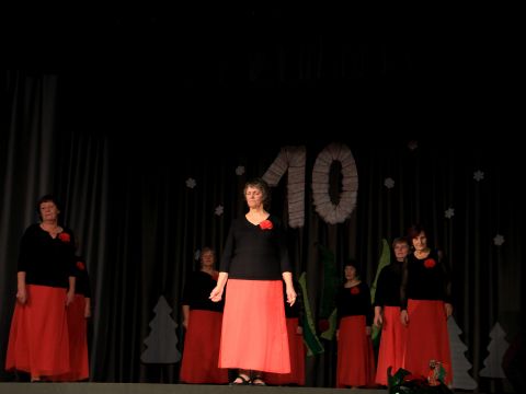 Deju kopas "Papardīte" 10 gadu jubilejas koncerts, Stalbes tautas nams, 30. novembris
