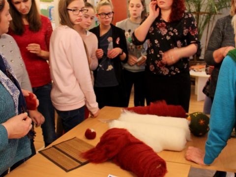 Filcēšanas meistarklase Eiropas Vietējo solidaritātes dienu ietvaros, 14. novembris, Stalbes tautas nams