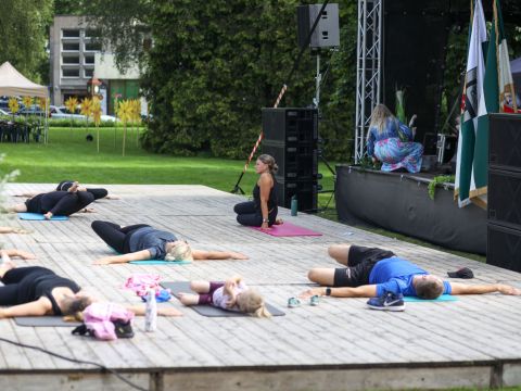 Pārgaujas svētku "Vienreiz jau var" rīta sports