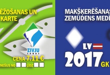 Lai makšķerētu, ir nepieciešama makšķerēšanas, vēžošanas un zemūdens medību karte!