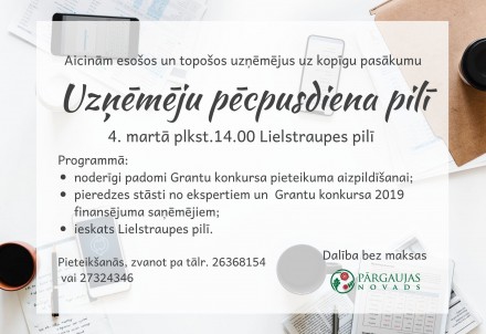 Uzņēmēju pēcpusdiena pilī