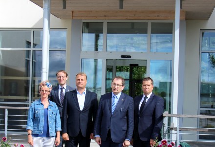 Pārgaujas novadā viesojas satiksmes ministrs Tālis Linkaits