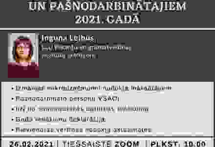 LLKC Cēsu konsultāciju birojs aicina uz semināru “Nodokļu aktualitātes mazajiem uzņēmumiem un pašnodarbinātajiem 2021. gadā”