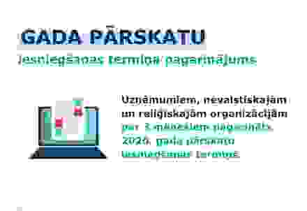 Par trim mēnešiem pagarināts termiņš gada pārskatu un konsolidēto gadu pārskatu iesniegšanai