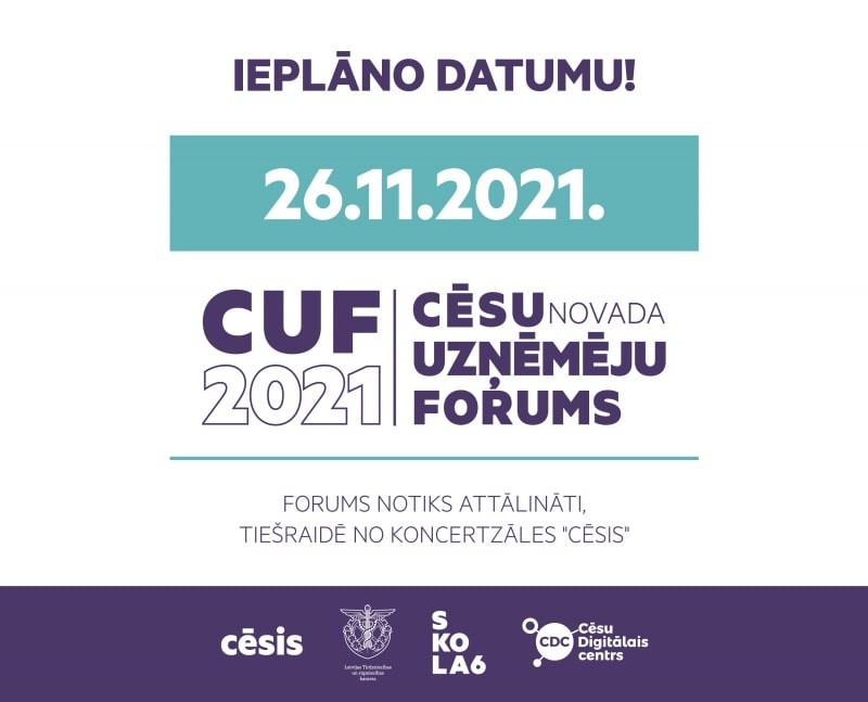 Novembra beigās notiks Cēsu novada uzņēmēju forums