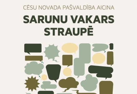 Notiks pašvaldības vadības sarunu vakars ar iedzīvotājiem Straupē