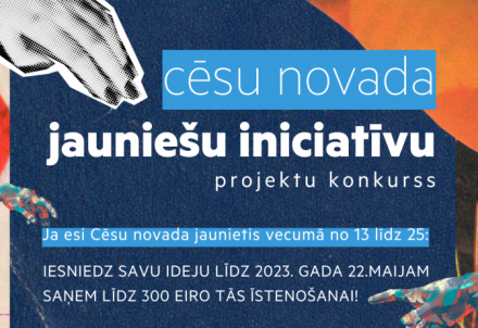 Izsludināts Cēsu novada jauniešu iniciatīvu projektu konkurss