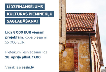 Konkurss novada kultūras pieminekļu saglabāšanai