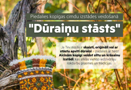 Piedalies kopīgas cimdu izstādes "Dūraiņu stāsts" veidošanā