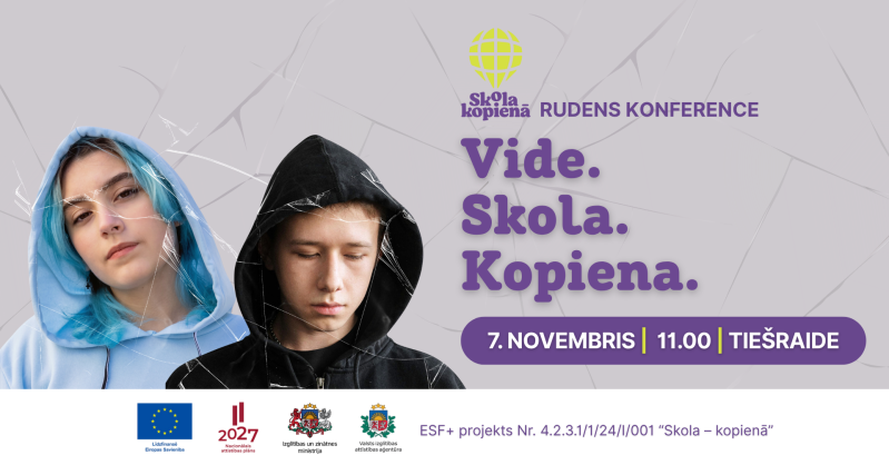 Aicina piedalīties projekta "Skola – kopienā" konferencē