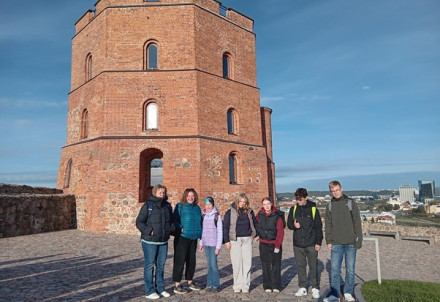 Straupes pamatskolas skolēni “Nordplus" projektā apmeklē Viļņu