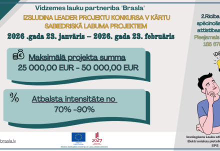 Attīsti Straupes un Stalbes pagastu – piesakies LEADER projektu konkursam