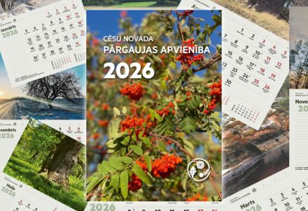 Pārgaujas seniorus aicinām saņemt kalendāru 2026. gadam