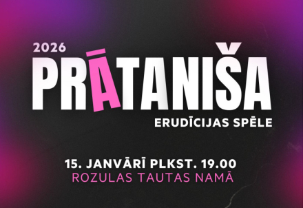 Erudīcijas spēles "PRĀTA NIŠA" jaunā sezona - piesakies pirmajam posmam