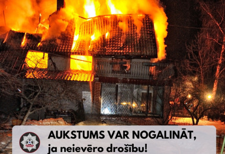 Aicinām rūpēties par savu un līdzcilvēku drošību!