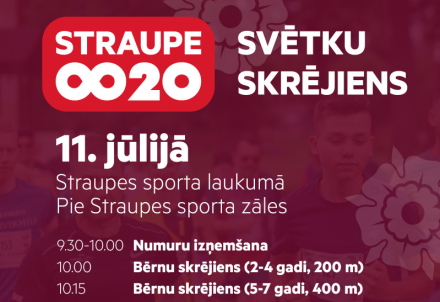 "Straupei 820" svētku skrējiens