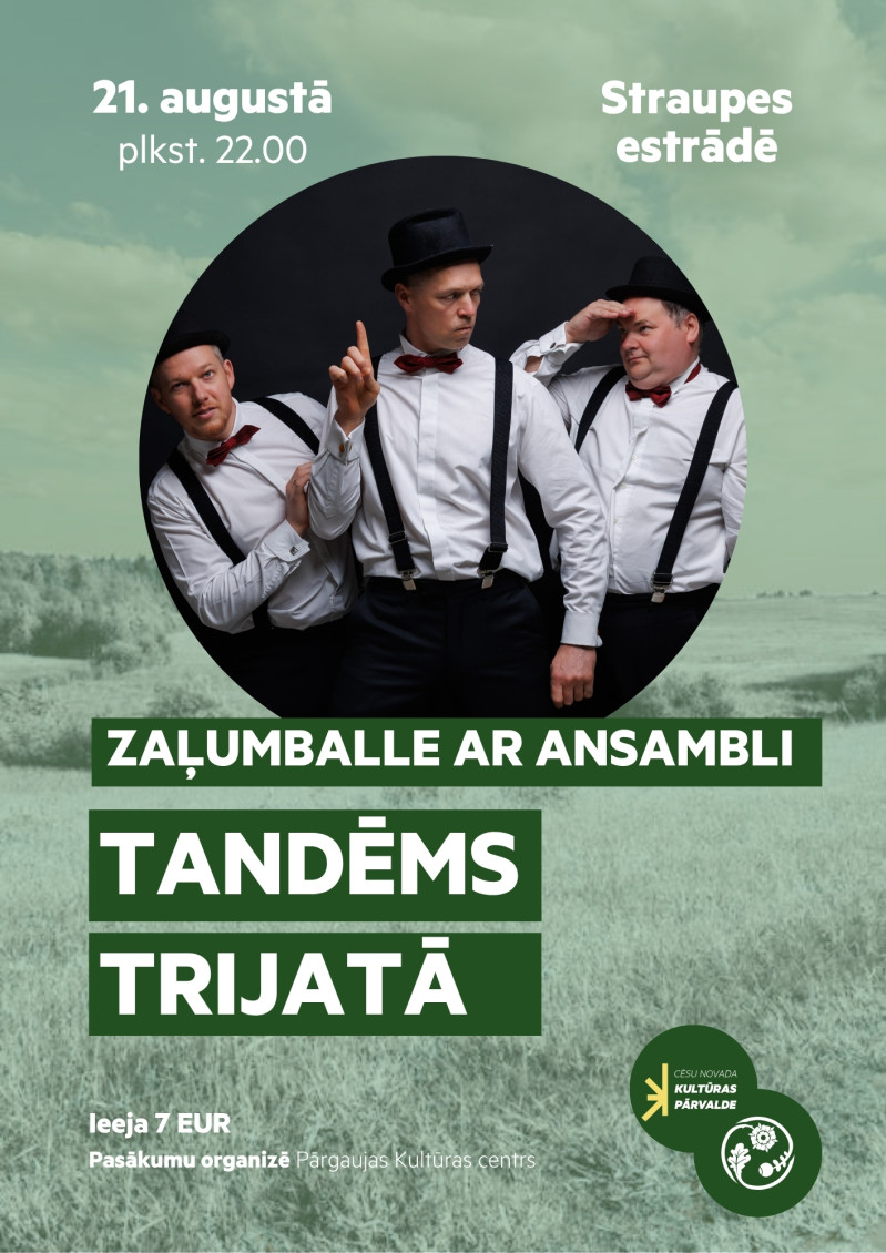 Zaļumballe ar ansambli "Tandēms trijatā"
